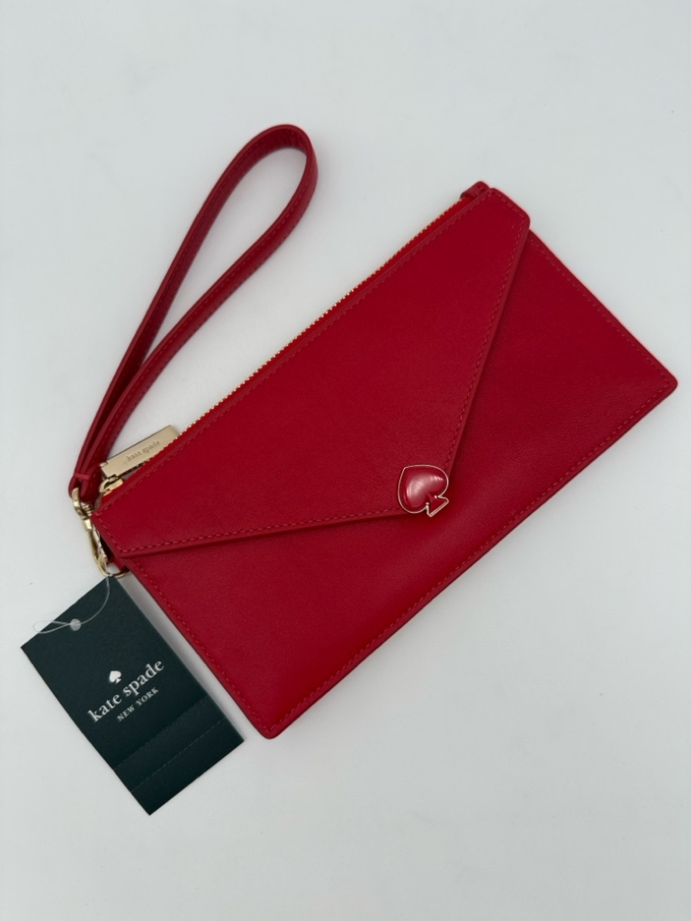Kate Spade Yours Truly Envelope Wristlet Cherry Rouge Red